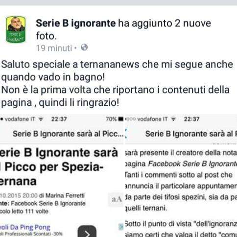 TernanaNews è ufficialmente "ignorante"
