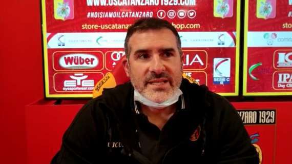 Catanzaro-Ternana, Lucarelli: "Il campionato è tutto da giocare"