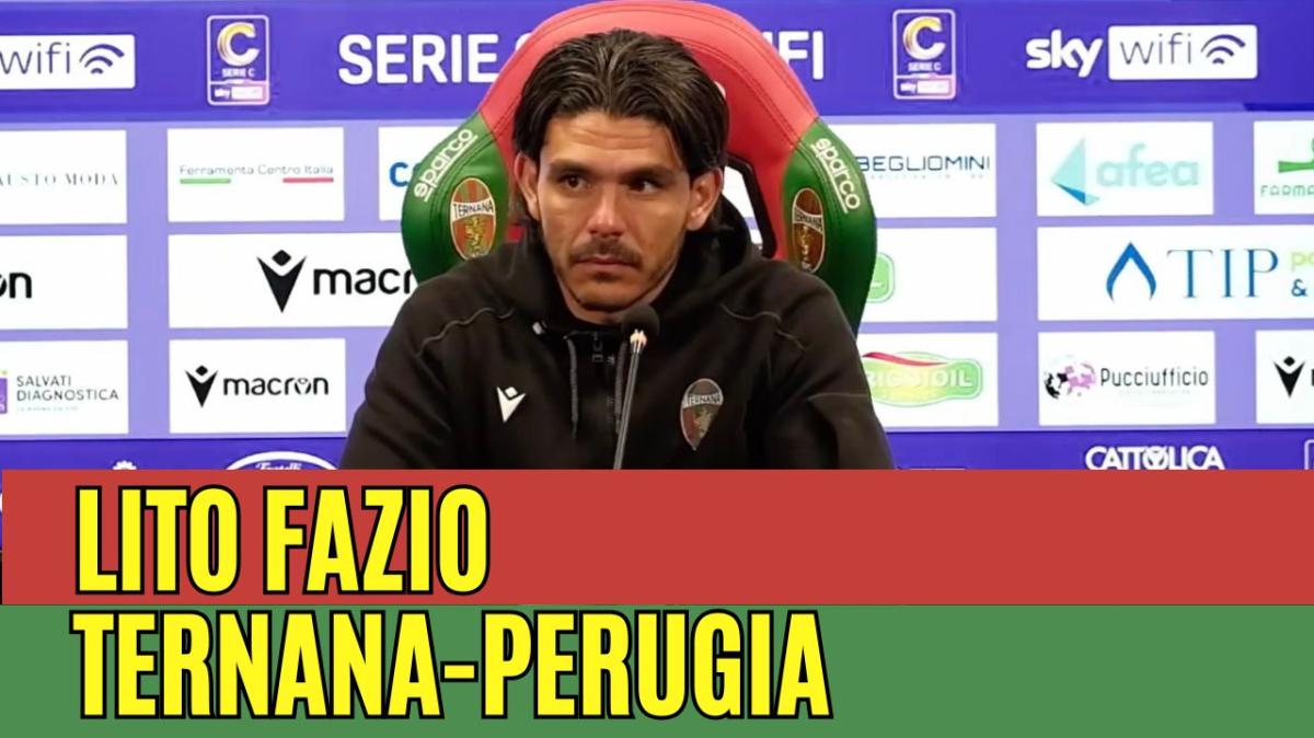 Ternana-Perugia, la conferenza stampa di Fazio | VIDEO