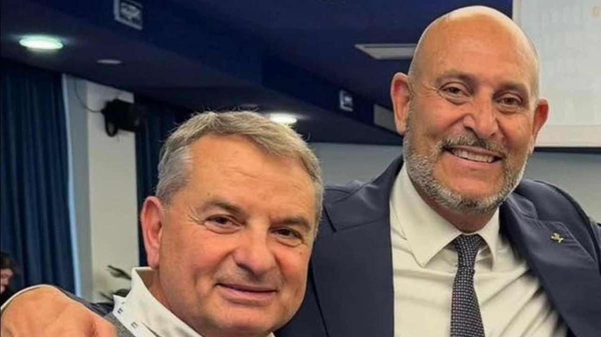 Davide Tizzano ed il presidente del CCP Fabio Paparelli 