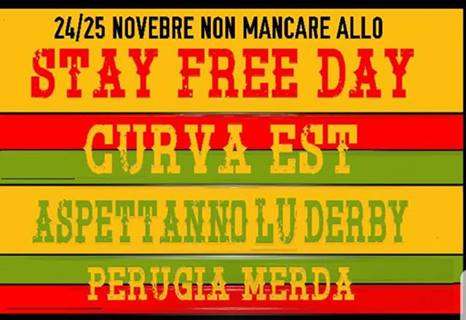 Verso Ternana-Perugia - La Curva Est organizza il pre-derby