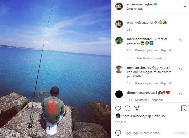 Ternana, Suagher se ne va... con la maglia della Curva Nord - FOTO