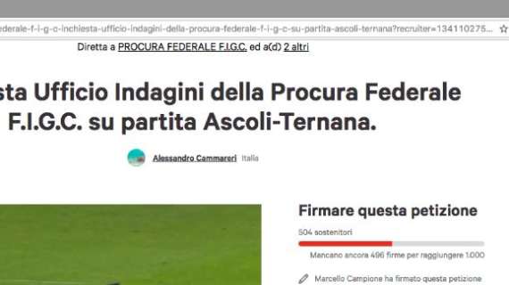 Trapani retrocede, ma non ci sta: petizione contro il "biscotto" di Ascoli-Ternana
