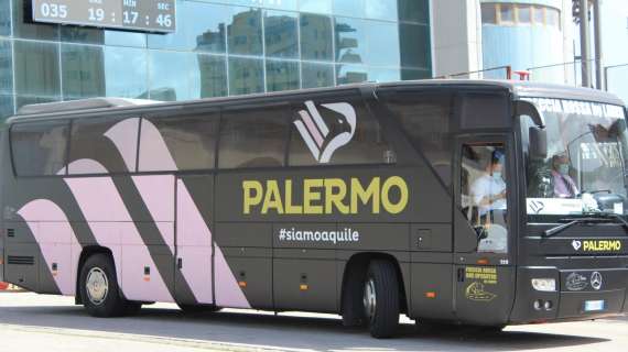 Il bus del Palermo 