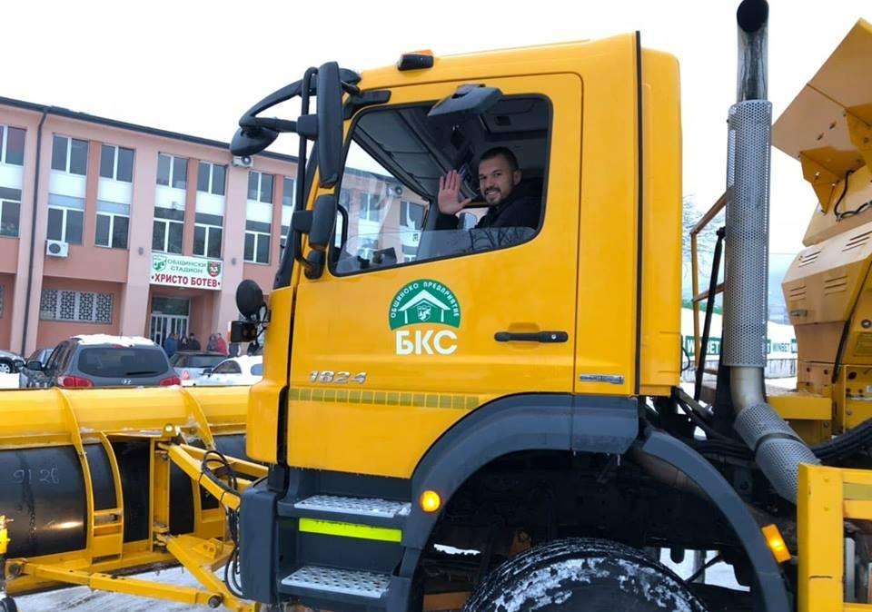 Valeri Bojinov, l'attaccante... spazzaneve
