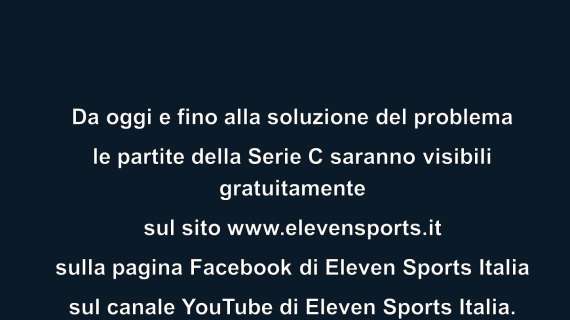 Lega Pro - Da oggi Elevensports sarà visibile su Facebook e YouTube