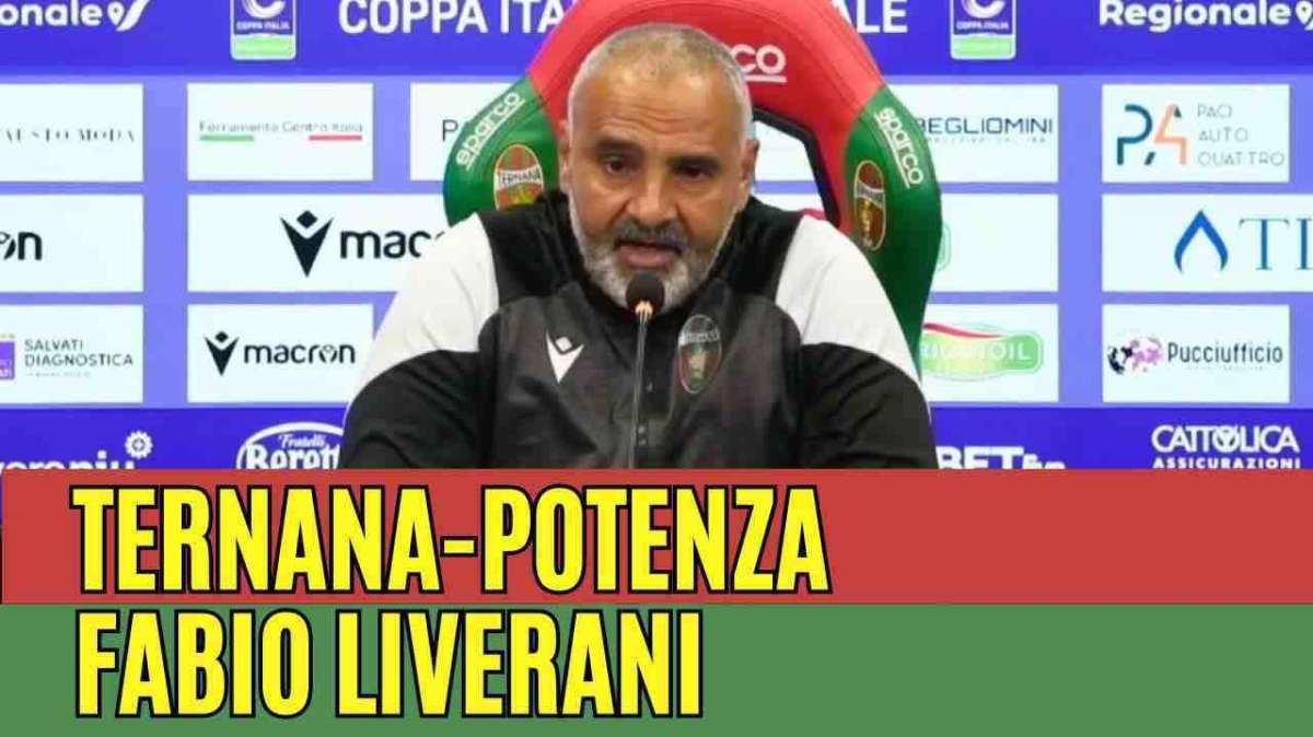 Fabio Liverani conferenza stampa pre Ternana-Potenza Coppa Italia - Foto TernanaNews-2