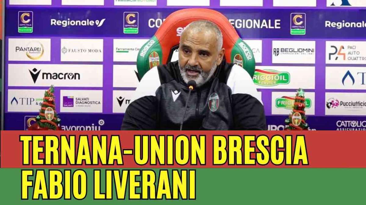 Fabio Liverani pre Ternana-Union Brescia - Foto TernanaNews
