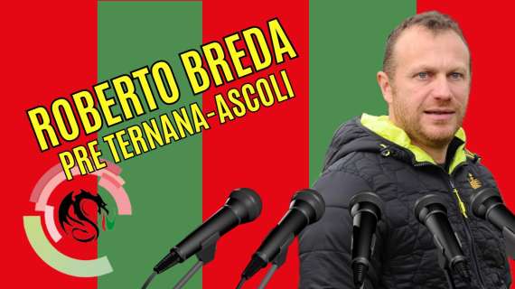 RIVIVI - Ternana-Ascoli, la conferenza stampa di Breda - VIDEO