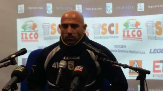 Viterbese-Ternana, Calabro: "Ternana impaurita, peccato non aver giocato il secondo tempo"