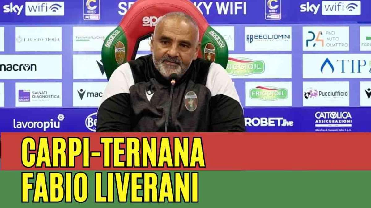 Fabio Liverani pre Carpi-Ternana - Foto TernanaNews