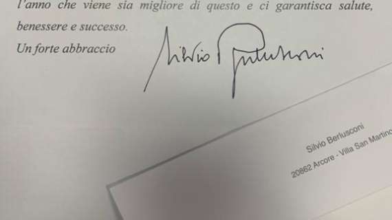 Lettera Silvio Berlusconi