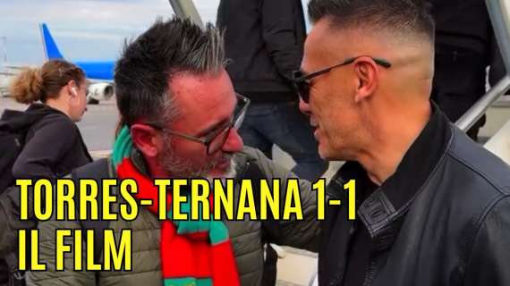 Torres-Ternana 1-1, guarda il film della trasferta - VIDEO