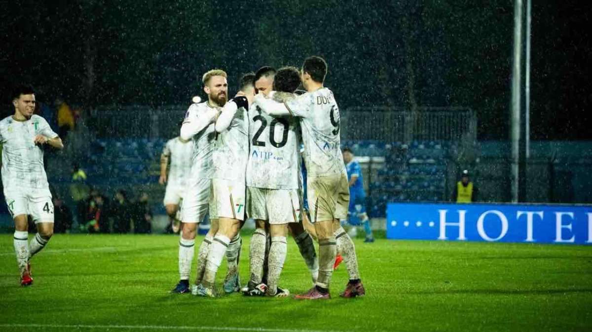 L'esultanza della Ternana - Foto Ternana Calcio