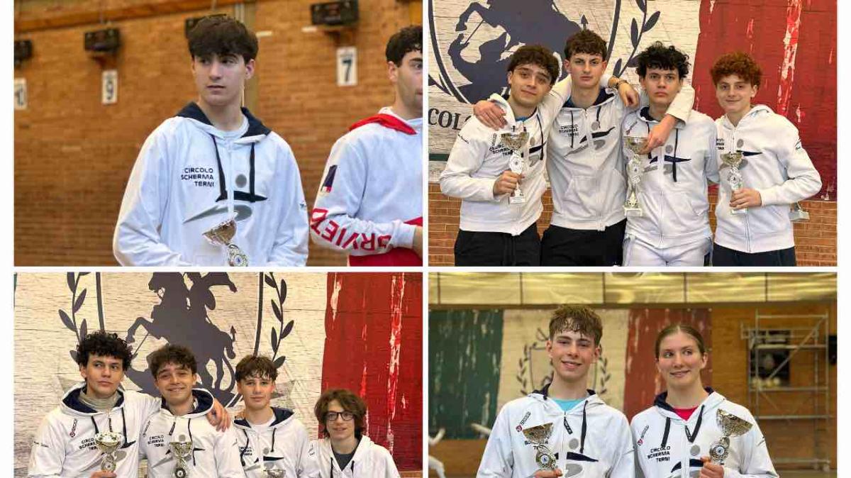 Scherma, Terni protagonista: pioggia di qualificazioni al Campionato Gold
