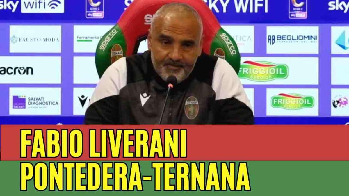 Fabio Liverani pre Pontedera-Ternana - Foto TernanaNews