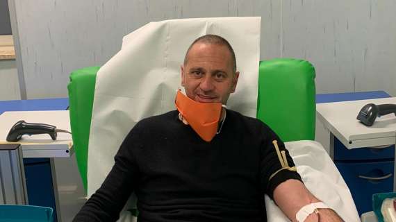 Ternana - Fabio Gallo diventa donatore di sangue al Santa Maria