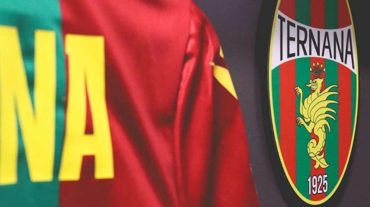 Un dettaglio della maglia della Ternana Calcio