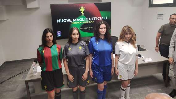 Le nuove maglie della Ternana