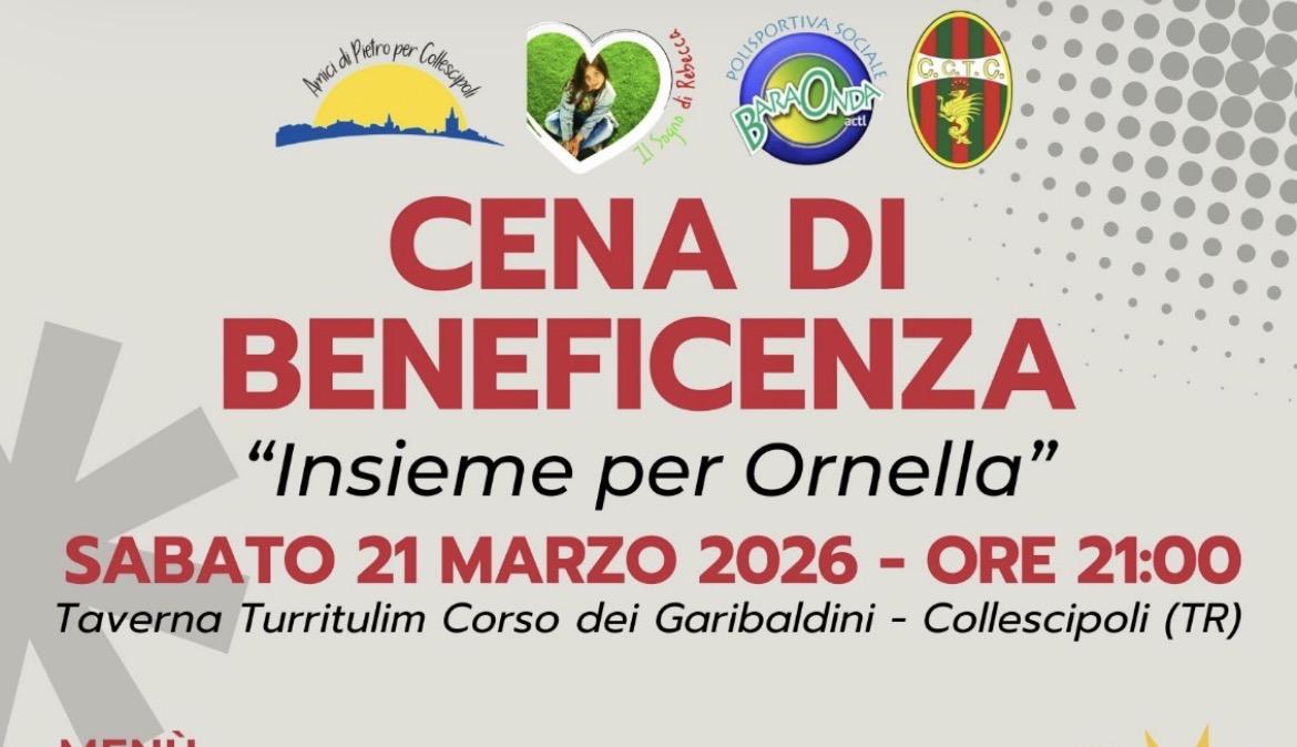 TUTTI INSIEME PER ORNELLA