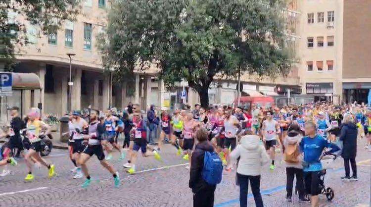 La partenza della 15^ edizione della Maratona di San Valentino