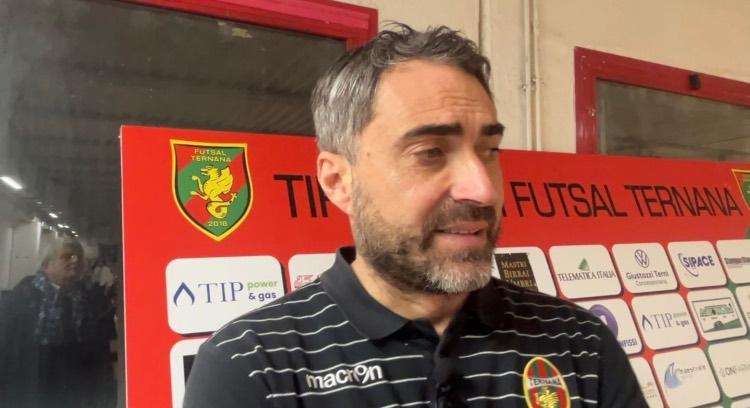 Federico Pellegrini, il tecnico della TIP POWER TERNANA FUTSAL