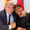 Elecciones en el Barcelona, la jugada de Yamal: foto con Laporta, se posiciona con su presidente