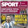 Sport: "Messi vuela a cuartos"