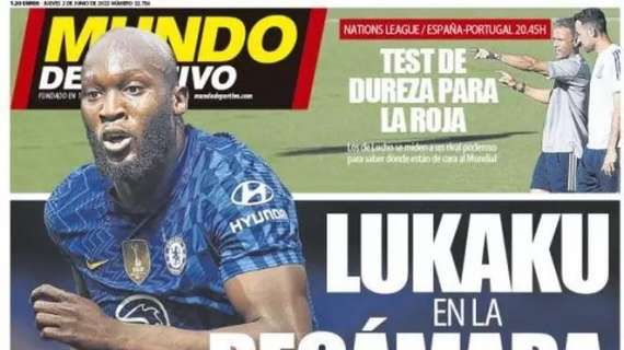 Mundo Deportivo: "Lukaku, en la recámara"