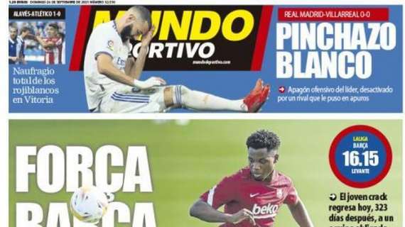 Mundo Deportivo: "Força Barça, Força Ansu"