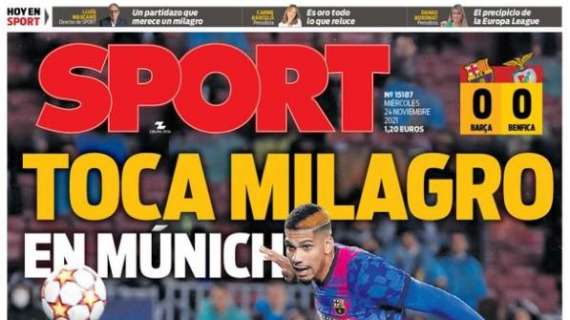 Sport: "Toca milagro en Munich"
