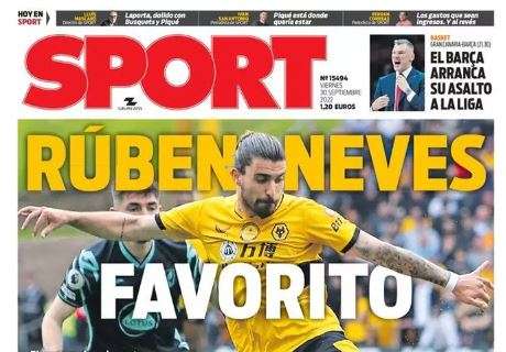 Sport: "Rúben Neves, favorito"