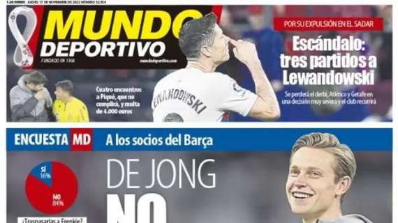 Mundo Deportivo: "De Jong no se toca"
