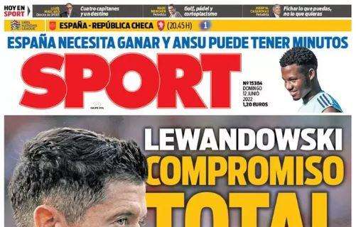 Sport: "Lewandowski, compromiso total"
