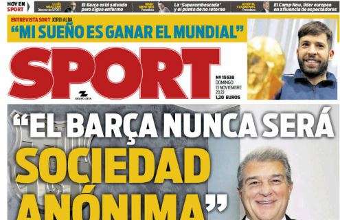 Laporta en Sport: "El Barça nunca será Sociedad Anónima"