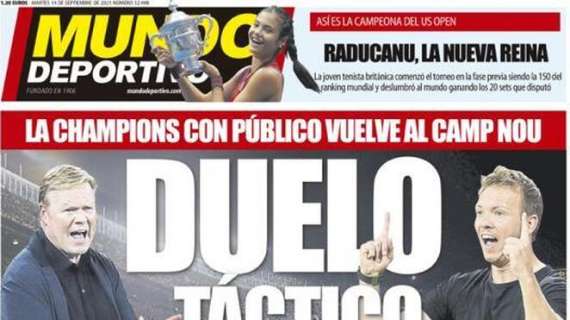 Mundo Deportivo: "Duelo táctico"