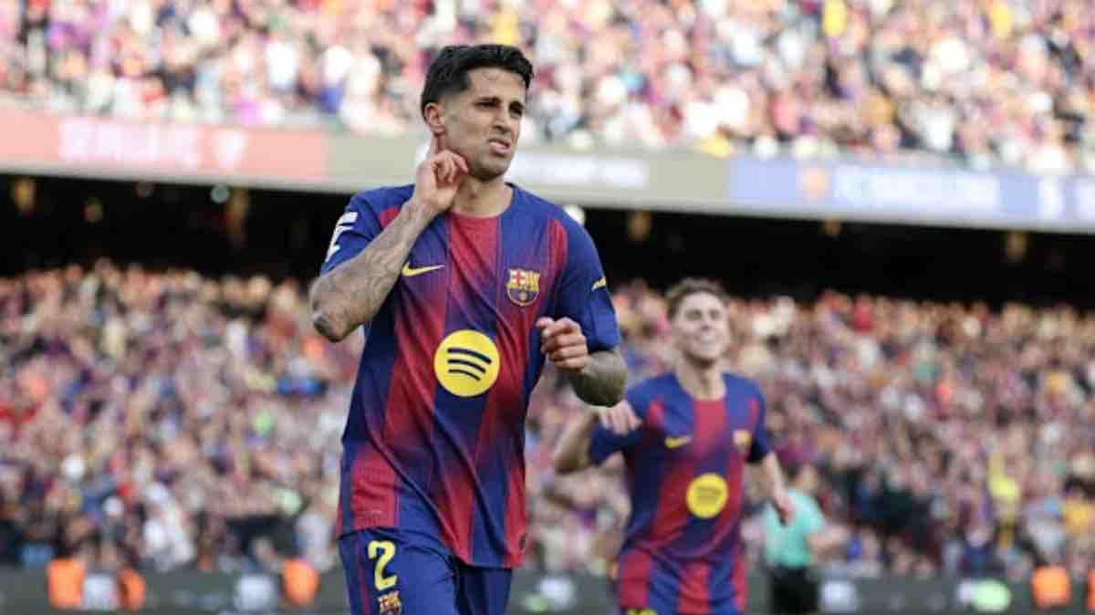 Flick se rinde ante Cancelo tras la goleada del Barça: “Ficharlo fue la decisión correcta”