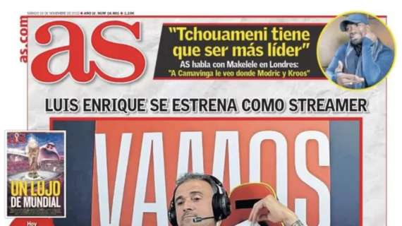 As, Luis Enrique: "Si no gana España que lo haga Messi"