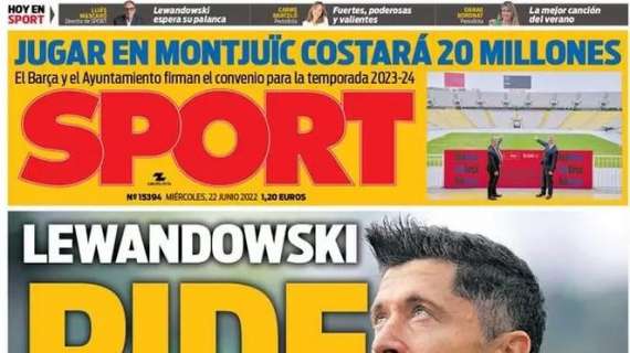 Sport: "Lewandowski pide negociar"