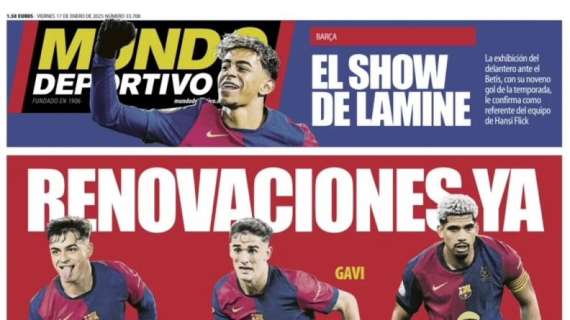 Mundo Deportivo: "Renovaciones ya"