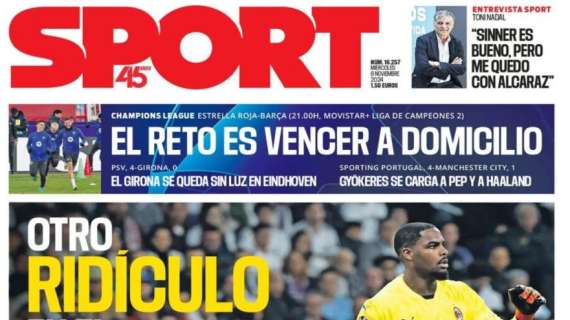 Sport: "Otro ridículo en el Bernabéu"