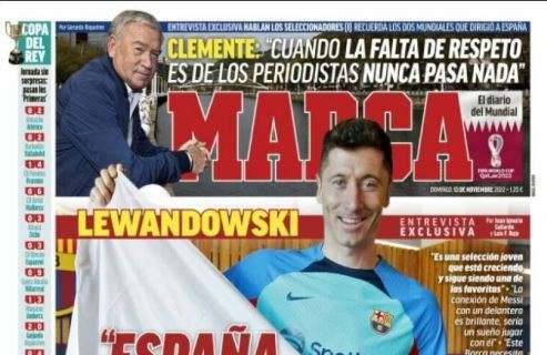 Lewandowski en Marca: "España juega bonito y además es muy eficaz"