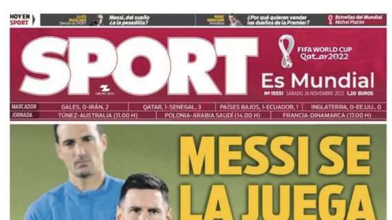Sport: "Messi se la juega"