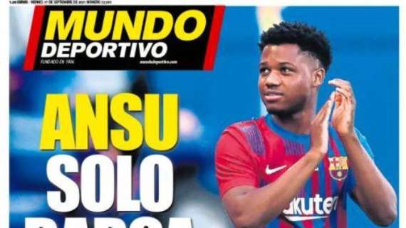 Mundo Deportivo: "Ansu, sólo Barça"