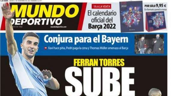 Mundo Deportivo: "Ferran Torres sube, Dembélé baja"