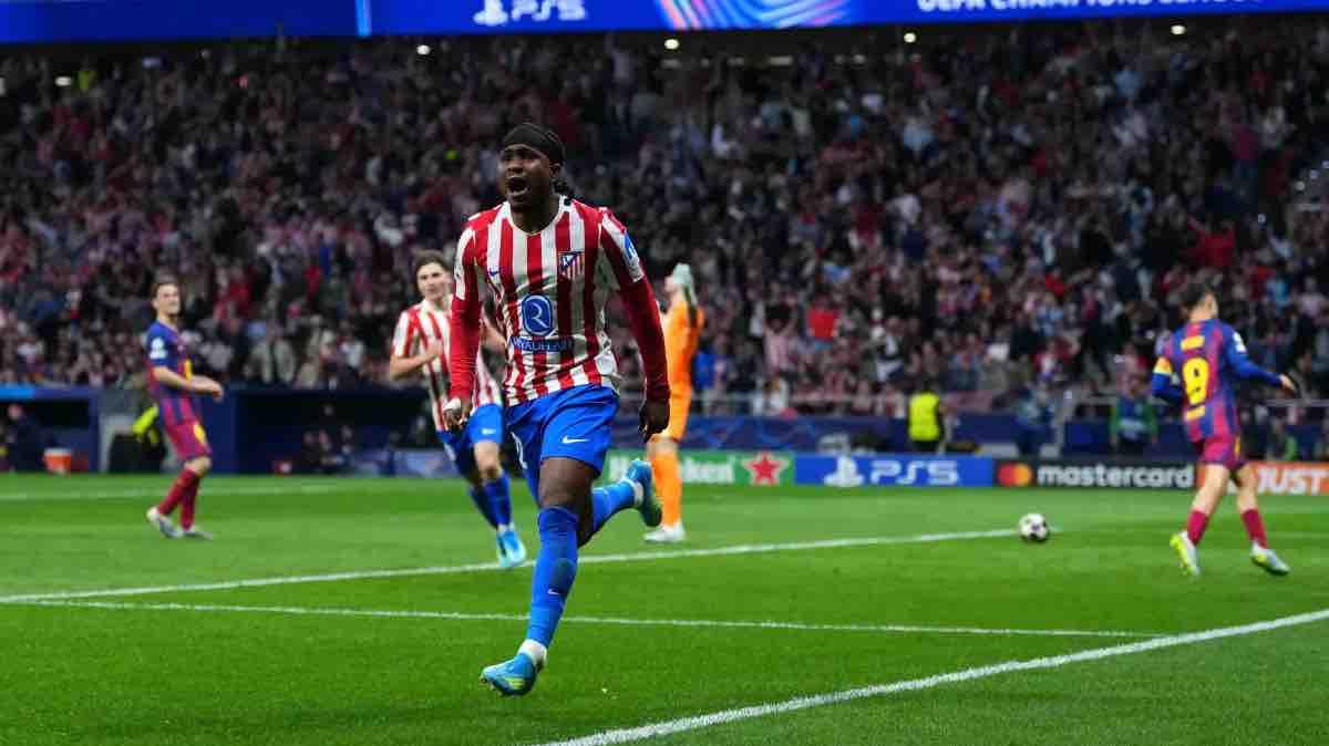 Atletico in semifinale, Lookman fiero: "Sotto di due gol con il Barcellona, abbiamo tenuto duro"