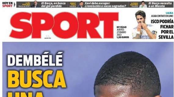 Sport: "Dembélé busca una solución" 