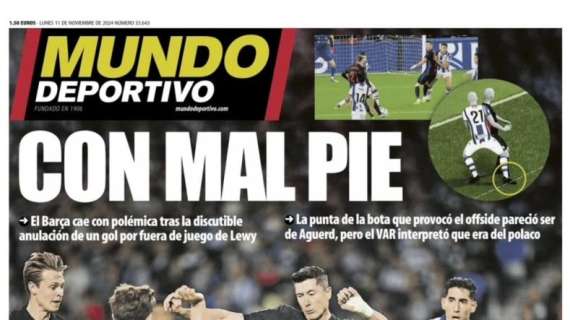 Mundo Deportivo: "Con mal pie"