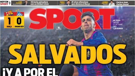 Sport: "Salvados, ¡y a por el Madrid!"