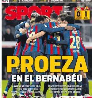 Sport: "Proeza en el Bernabéu"
